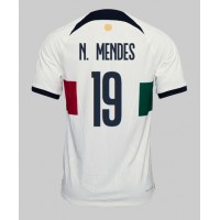 Billiga Portugal Nuno Mendes #19 Borta fotbollskläder VM 2022 Kortärmad